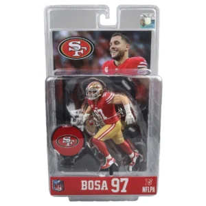 Nick Bosa San Francisco 49ers NFL McFarlane Sports Picks Red Home Jersey Figure